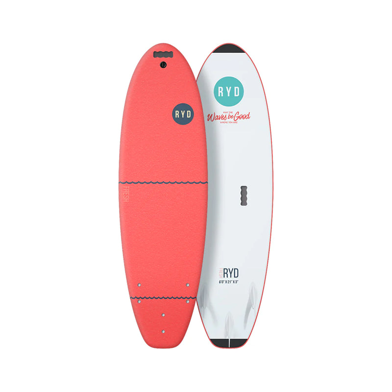 RYD - Fresh Soft Top ( Coral ) Surfboard