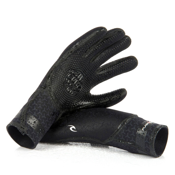 Rip Curl - Flash Bomb 3.2mm 5 Finger Gloves (Black)