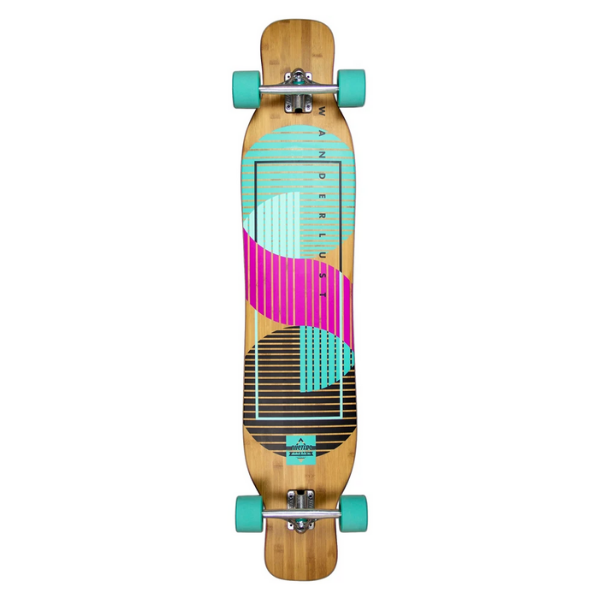 Duster Wanderlust 47" Longboard Complete (Teal/Purple) Boardhub