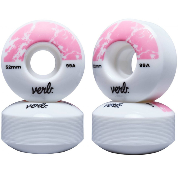 Verb - Dipped Marble Pink 52mm 99A Wheels
