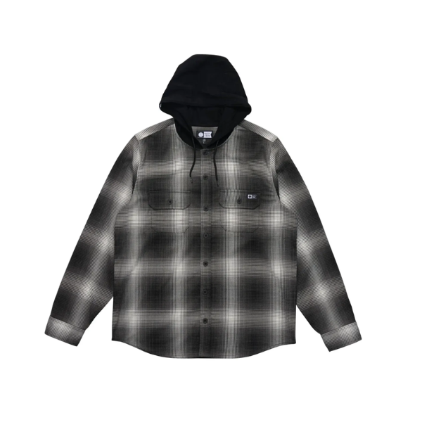 Salty Crew - Fathom L/S Hooded Shirt (Charcoal)