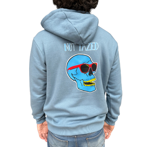 Not Fazed - Skull Hoodie (Blue)