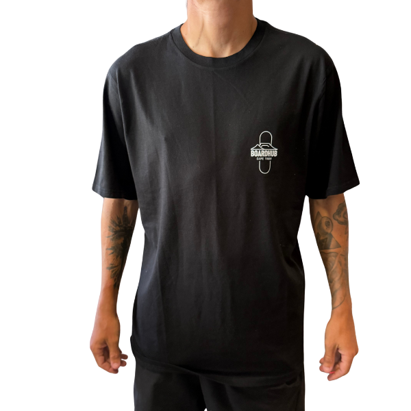 Boardhub - Skate Logo Tee (Black)
