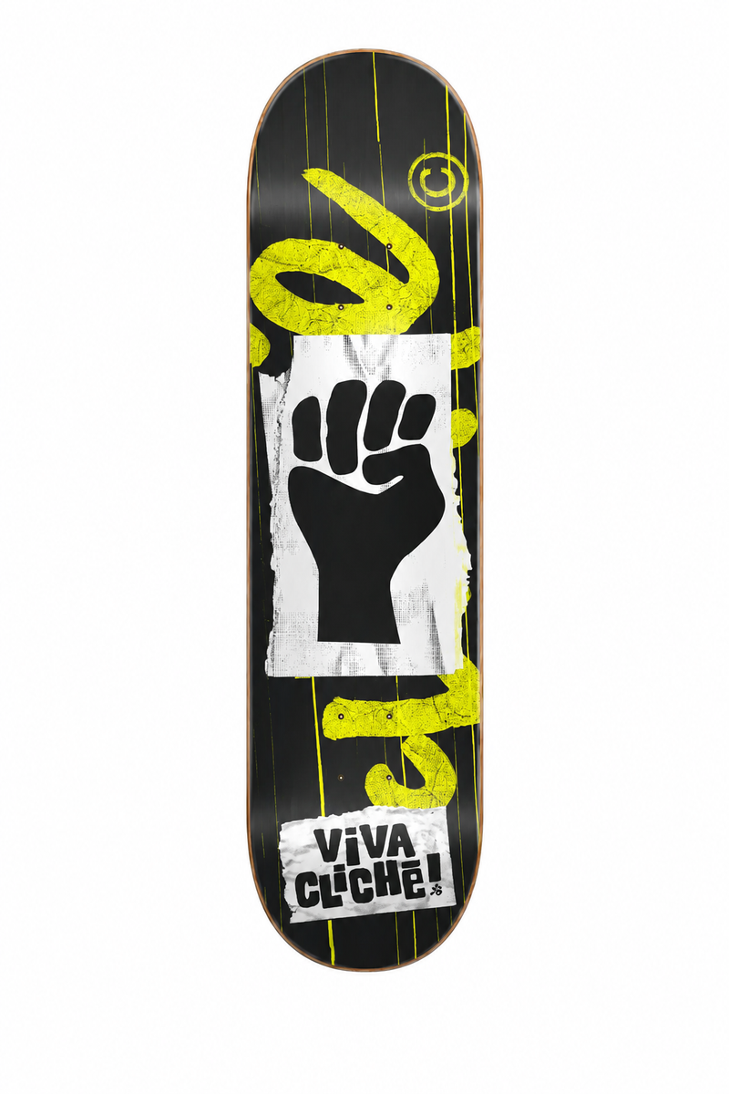 Cliche - Viva 8.5" Deck (Grey/Lime)