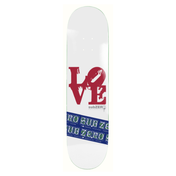 Sub Zero - Love Park 8.0 EX7 Deck ( White )