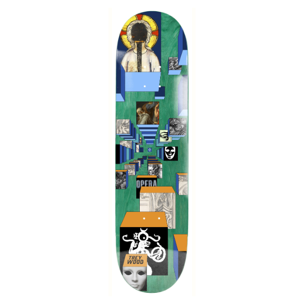 Opera - Trey Wood Dimensional 8.25 EX7 Deck ( Green )