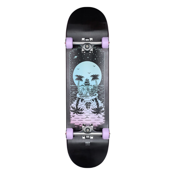 Globe - G2 Reflection 8.5" Complete Skateboard (Black/Purple)