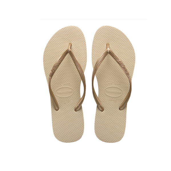 Havaianas - Slim  (Sand Grey/Light Golden)