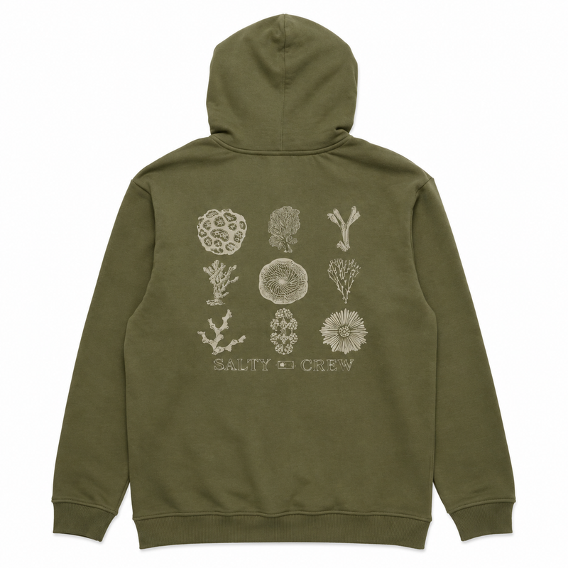 Salty Crew - Coral Head MW Hood ( Dusty Olive )