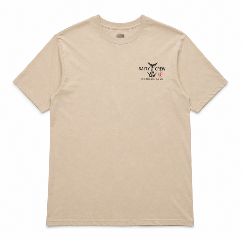 Salty Crew - Ichiban Premium Short Sleeve Tee(Sand)