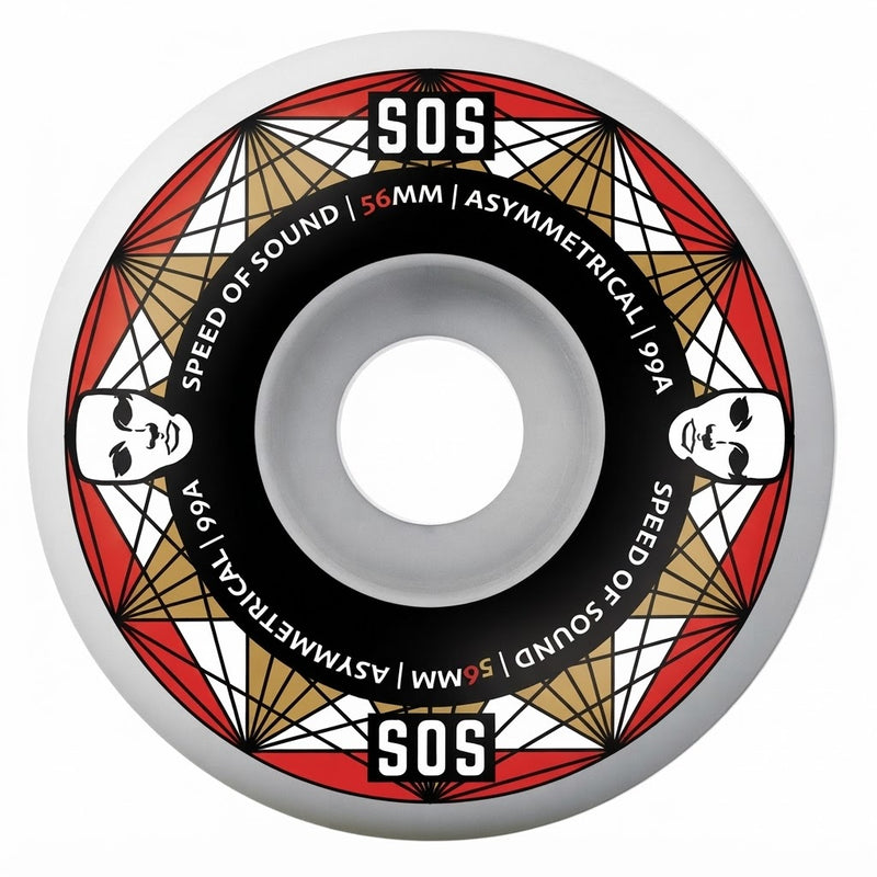 Opera - Heaters 56mm 99A Asymmetrical Wheels  ( Candle White )