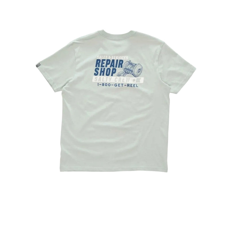 Salty Crew - Reel Repair T-Shirt (Aqua/Grey)