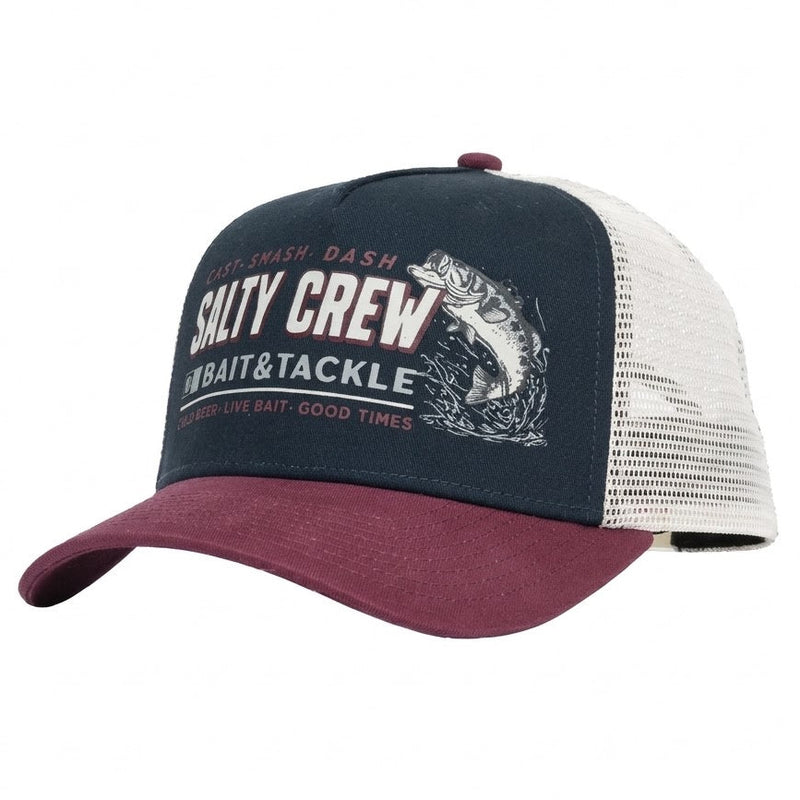 Salty Crew - Live Bate Retro Trucker Cap (Navy)