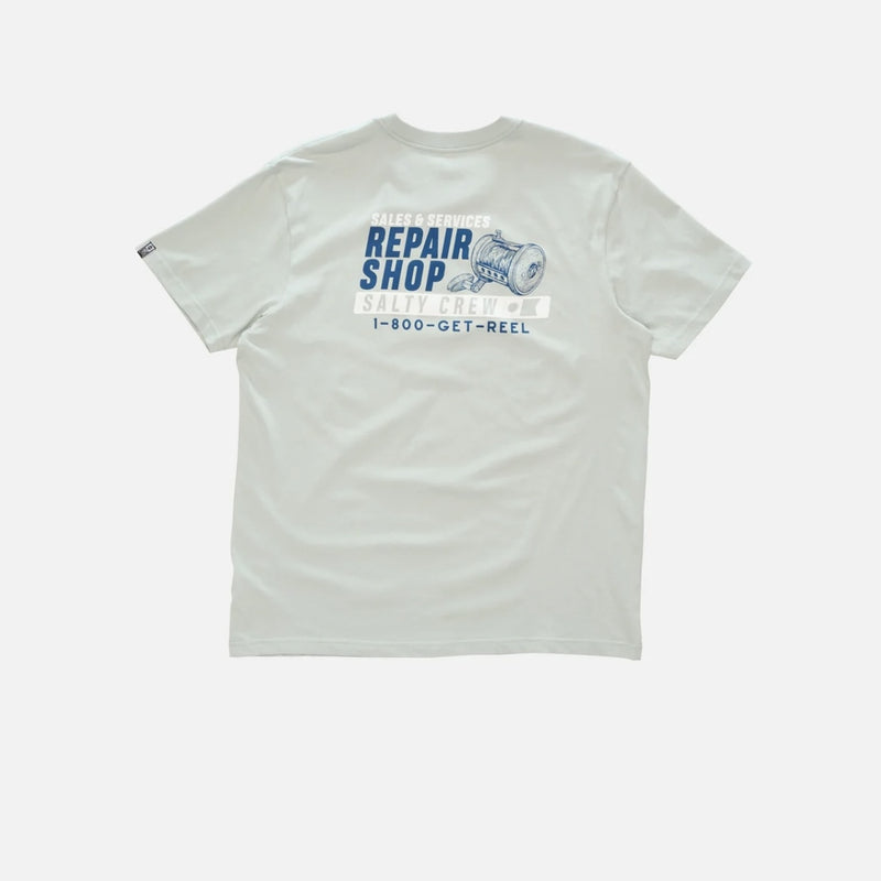 Salty Crew - Reel Repair T-Shirt (Aqua/Grey)