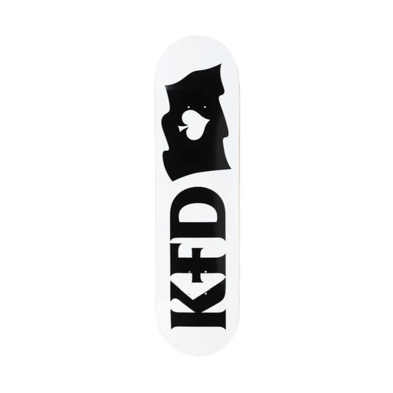 KFD -  Logo Flagship Team 7.75" Deck (White/Black)