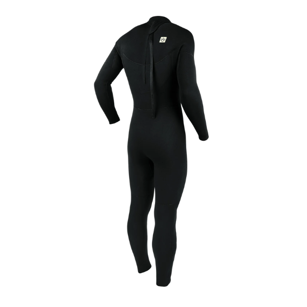 Black wetsuit on a white background