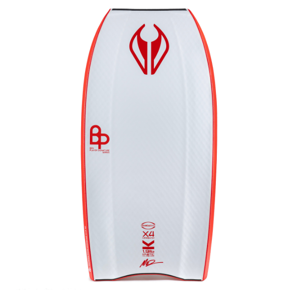 NMD - Ben Player k19 Proride x 4 Miniquad Bodyboard (black/White/Red)