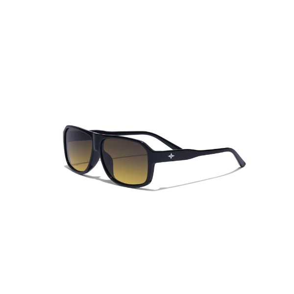 Ritual Vision - The Executive Polarised Sunglasses (Polished Black/Amber)