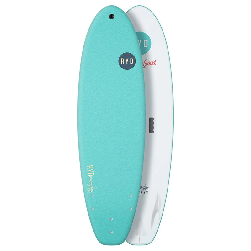 RYD Everyday Soft Top ( Aqua) Surfboard Boardhub