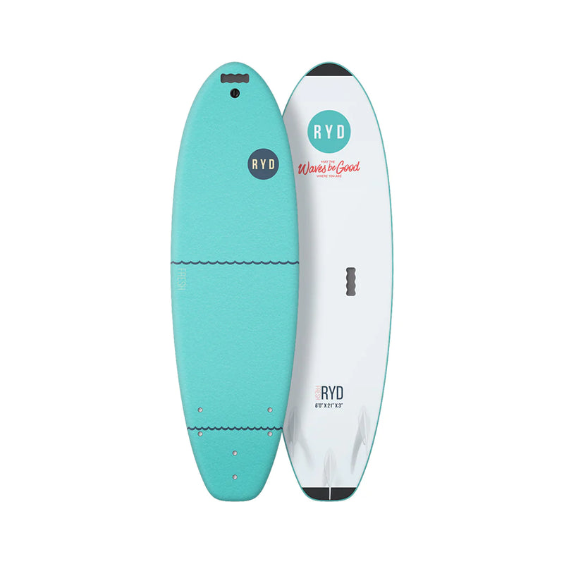 RYD - Fresh Soft Top ( Aqua ) Surfboard
