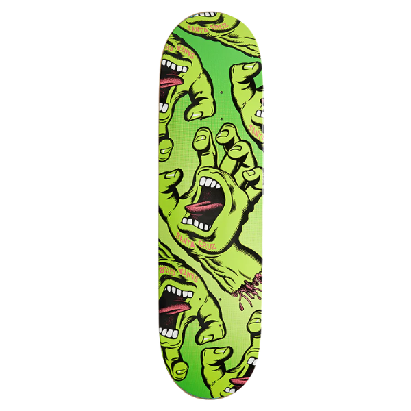 Santa Cruz - Crowded Hand 8.5" Deck (Green)