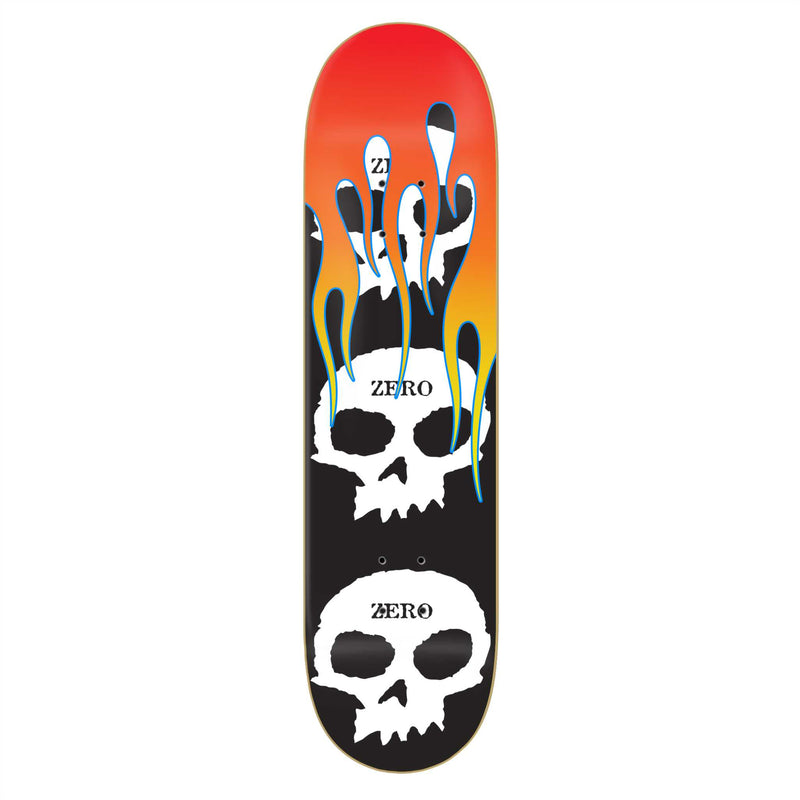 Zero - 3 Skull with Flames 8.5