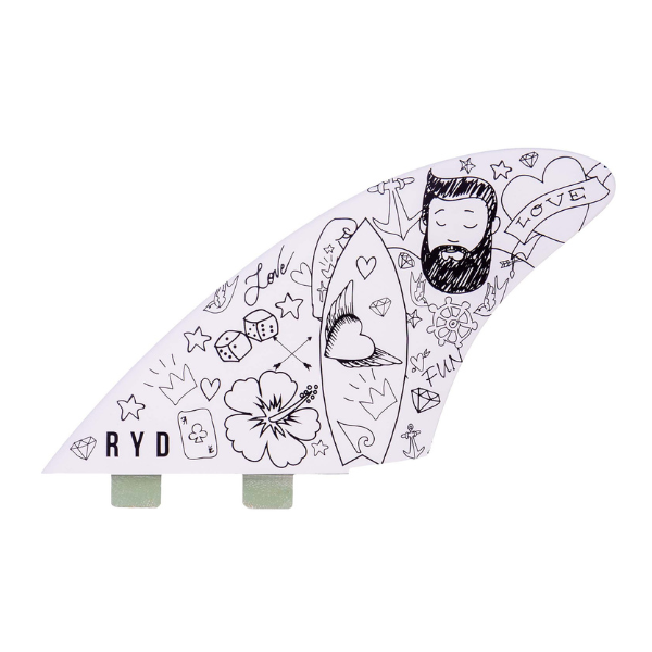 RYD - Hank Dude Twin/Keel Honeycomb 2 Tab (FCS)