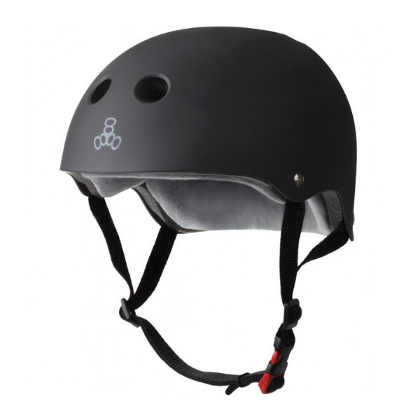 Triple Eight - Certified Sweatsaver Helmet (BLK/RBR)