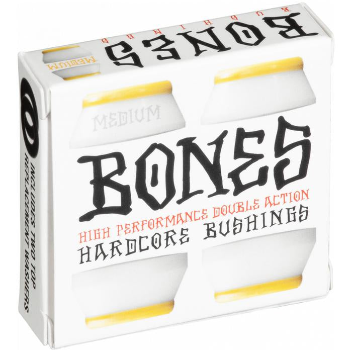 Bones - Medium Bushings (White/Yellow)