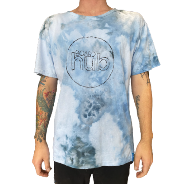 Boardhub - Tie Die Terrama Tee (Blue/White)