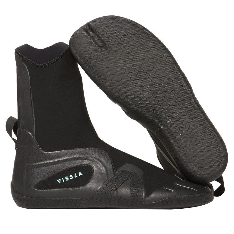 Vissla - 7 Seas 3mm Split Toe Booties (Black)