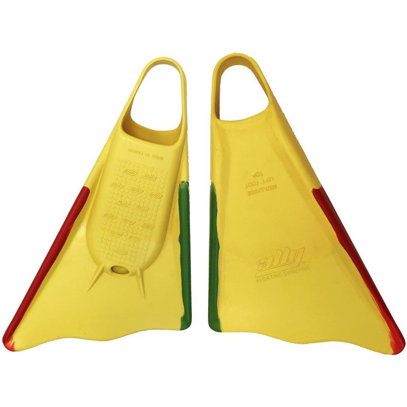 Ally - Bodyboard Fins - (Rasta)