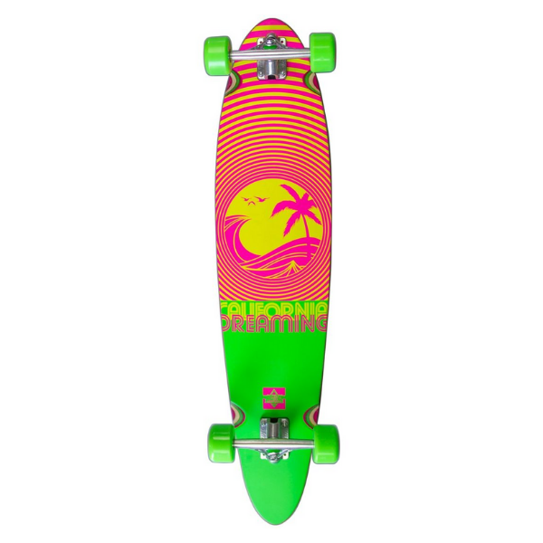 Duster - California Dreaming 40" Longboard (Neon Green)