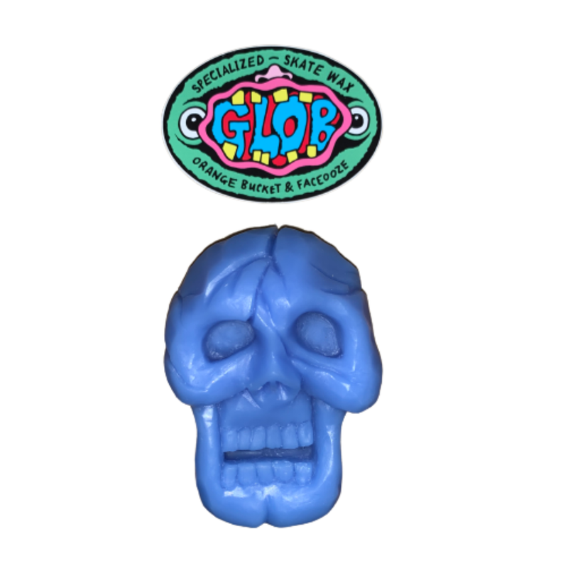 Glob Wax - Skull (Blue)