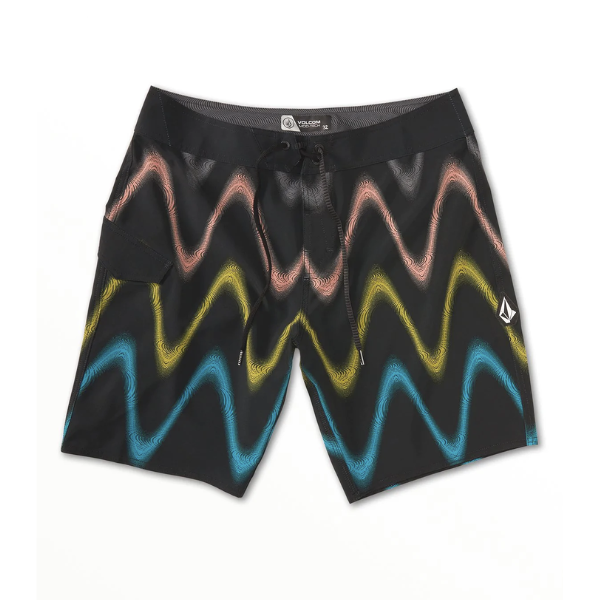 Volcom - Mod Misprint Strip Boardshort (Black)