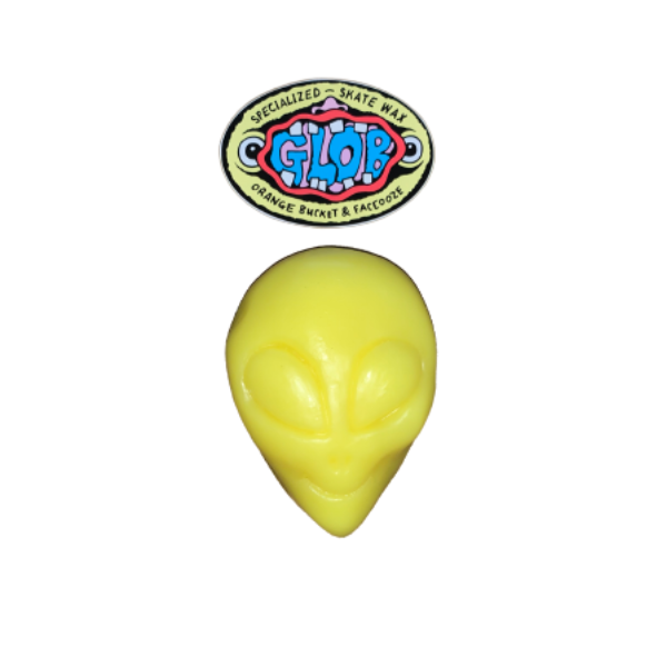 Glob Wax - Alien Face (Yellow)