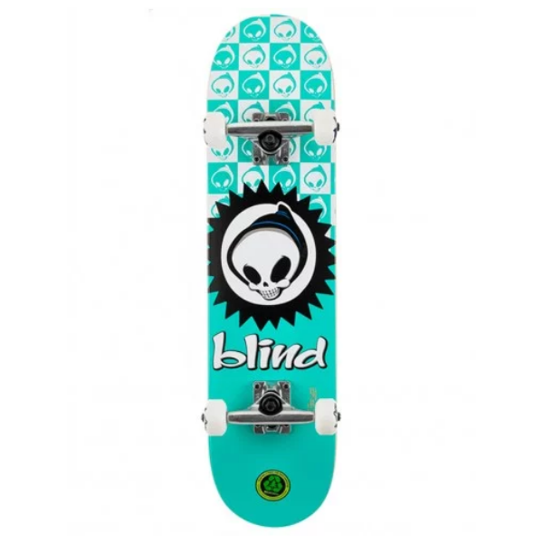 Blind Checkered Reaper 7.375 (Teal) complete