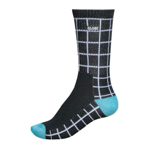 Globe - Motion Crew - Black Grid Socks
