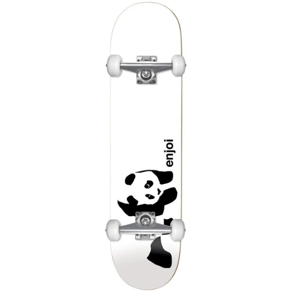 Enjoi Whitey Panda (white) 7.75 Complete Skateboard