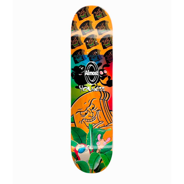 Almost - Yoness Pro Mixed Up 8.25" R7 Deck (Orange/Multi)