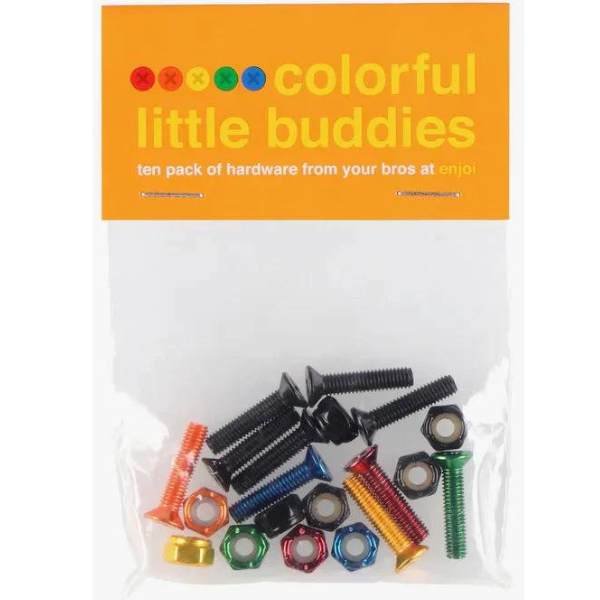 Enjoi - Little Buddies colorful 1" Phillips Hardware