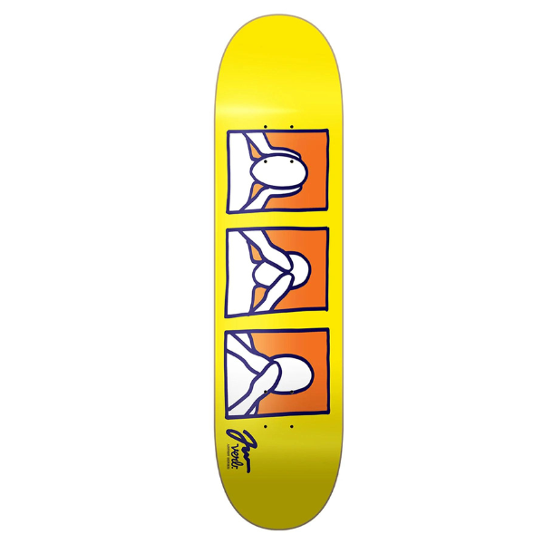 Verb - Artists Series - Hear See Speak Yellow  8.25 Deck