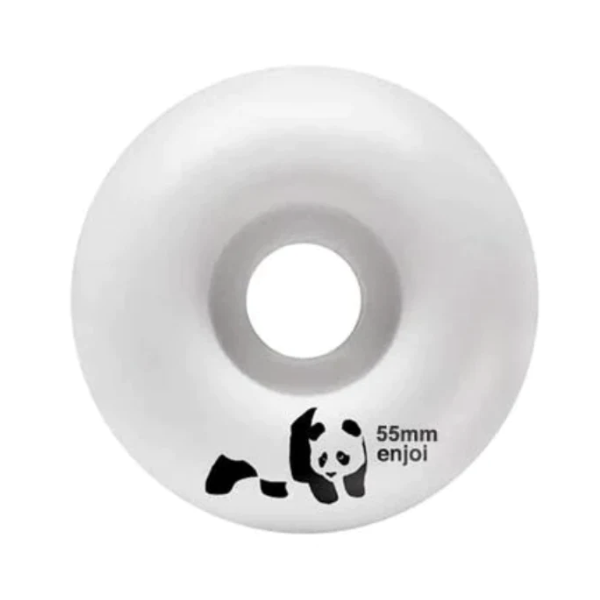 Enjoi - Logo 55mm 101A Wheels (White)