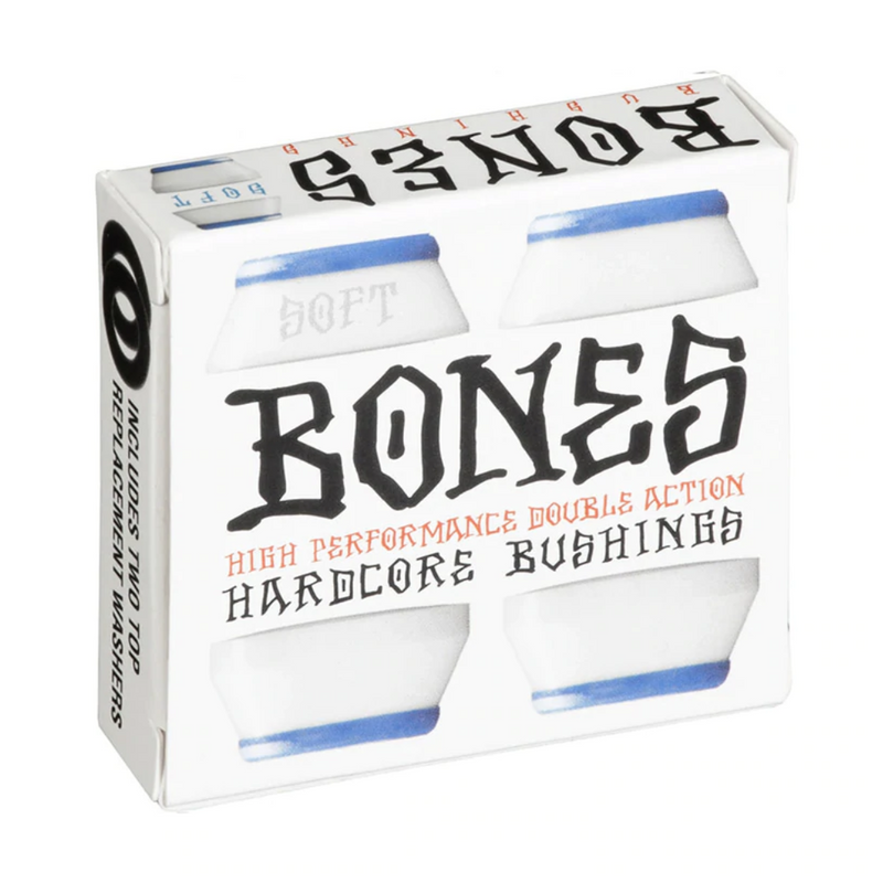 Bones - Soft Bushings (White/Blue)