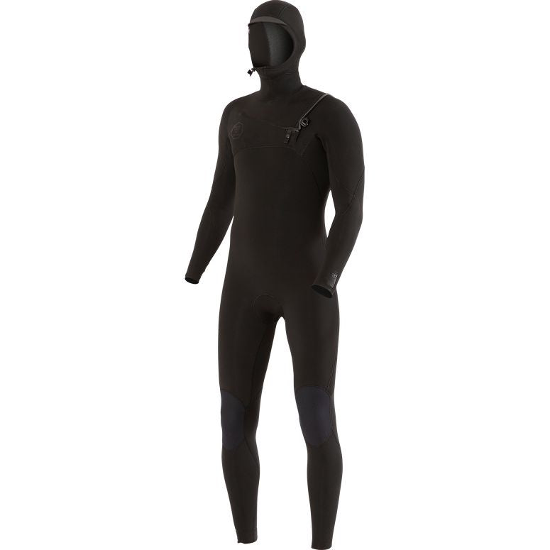 Vissla - 7 Seas 4/3 Chest Zip Wetsuit (Stealth)